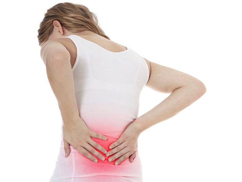 Causes of back pain in the lower back