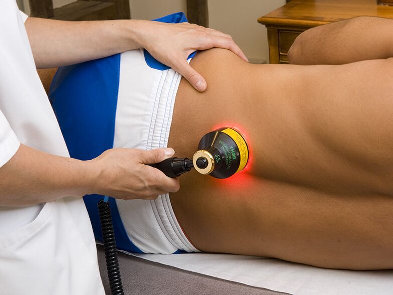 Option for back pain therapy in the lower back