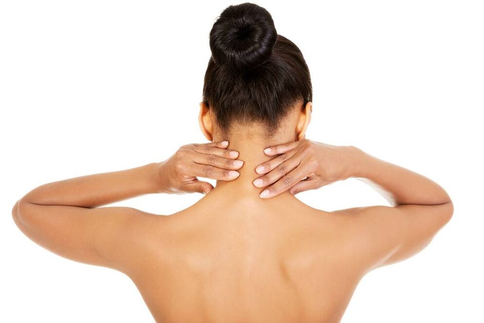 self-massage the neck for osteochondrosis